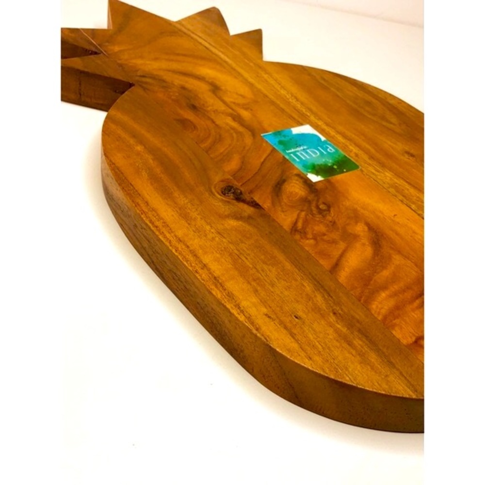 Wooden Charcuterie Pineapple Shaped Board
